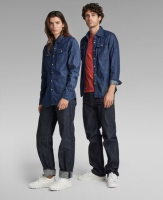 G-STAR RAW KOSZULA JEANSOWA UNISEX L 2AAA