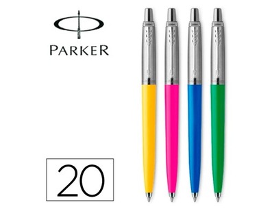 ZESTAW DŁUGOPISÓW PARKER JOTTER M BLUE 20 SZTUK