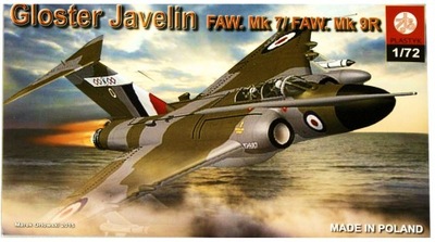 S008 Samolot do sklejania FAW-9R Gloster Jawelin