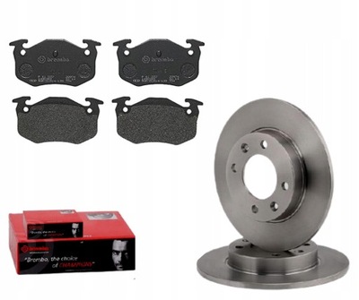 BREMBO DISCOS + ZAPATAS HAM CITROEN XSARA SAXO NZX  