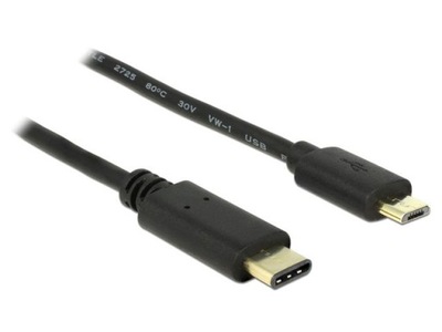 Delock USB-C 2.0m czarny