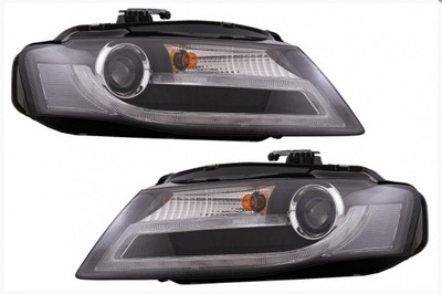 Фара лампы kpl day line light led тюнинг audi a4 b8 8k 2007-2011 фото №1