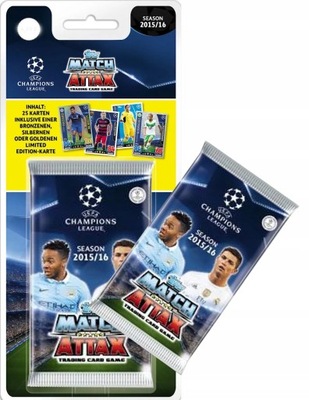 BLISTER UEFA CHAMPIONS LEAGUE 2015/16 topps match attax