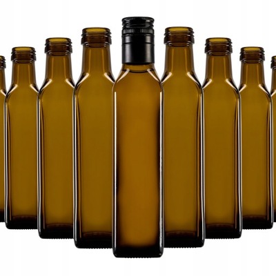 40x BUTELKI NA WINO OLIWĘ OLEJ NALEWKI OLIWKA MARASCA 250ML BUTELKA DO WINA