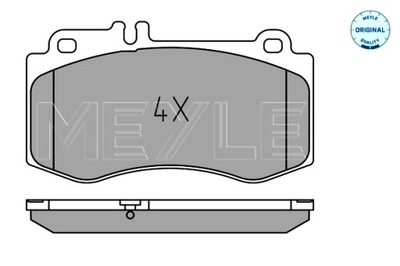 MEYLE КОЛОДКИ ТОРМОЗНЫЕ ПЕРЕД BREMBO MERCEDES CLS C218 CLS SHOOTING