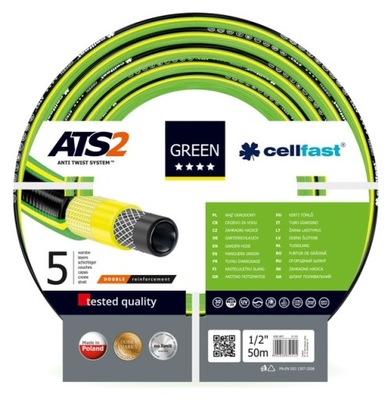 Wąż ogrodowy GREEN ATS2 1/2'' 50 mb Cellfast
