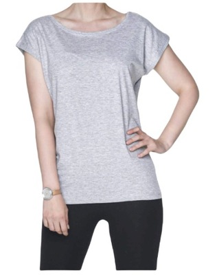 Koszulka damska t-shirt szary XL