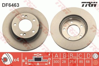 DISKU HAM. SSANGYONG P. RODIUS 05- 