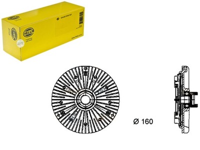 Вязкостная муфта сцепление вязкостная [hella] фото №1