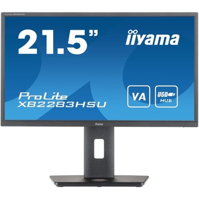 Monitor 21,5" IIYAMA XB2283HSU-B1 | VA| 1920x1080 (FHD)| 75Hz| 1ms| Pivot