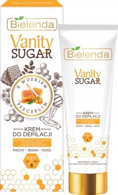 BIELENDA VANITY SUGAR KREM DO DEPILACJI Z WOSKIEM