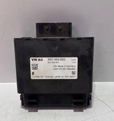 Audi a8 s8 4h0 d4 lift 09-17 стабілізатор модуль napęcia 8k0959663 фото №1