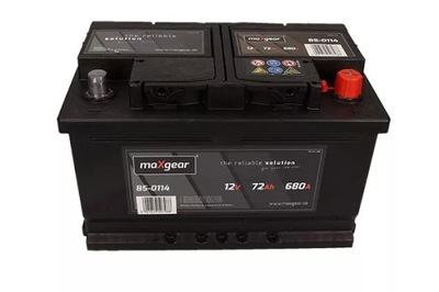 BATTERY 12V 72AH/680A L- 278X175X175  