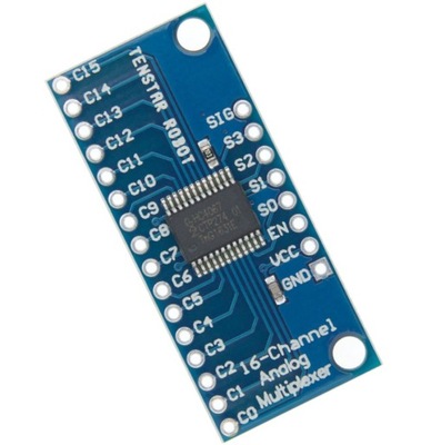 696 16-kanałowy analogowy multiplexer CD4067 Arduino
