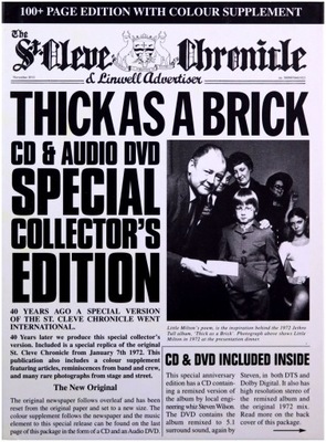 JETHRO TULL: THICK AS A BRICK LIMITED 2CD