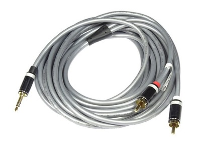 Przyłącze kabel CHINCH 2x RCA na JACK 3.5mm 1,5m