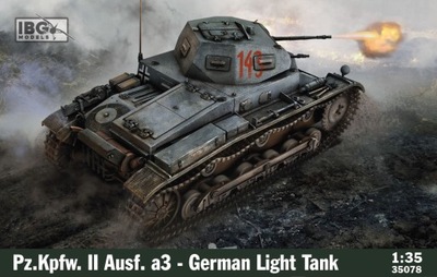 IBG 35078 1:35 Pz.Kpfw. II Ausf. a3 - German Light Tank