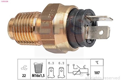 SENSOR TEMPERATURA DE LÍQUIDO REFRIGERACIÓN FIAT DUCATO 1-830-526  