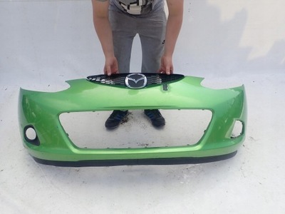 Mazda 2 ii 07-10 бампер перед передний фото №1