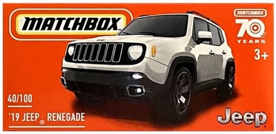 Resorak Autko Matchbox Jeep Renegade