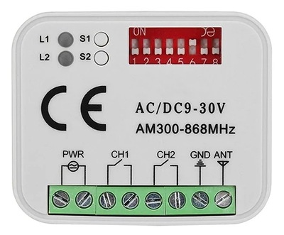 Radioodbiornik do do pilotów uniwersalny 300-868 MHz