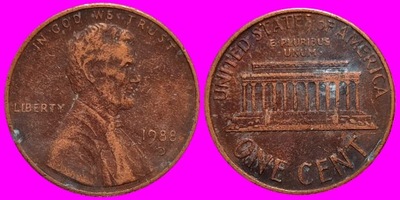 1 Cent USA 1988 D Denver U 119