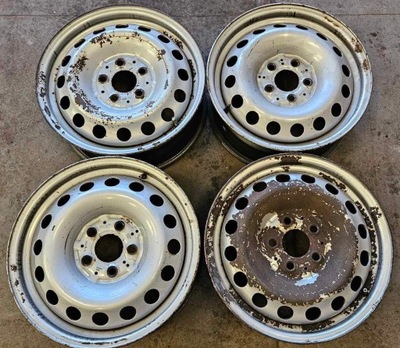 4 PIEZAS LLANTAS USADO ACERO MERCEDES 6,5X 16 5X112 ET52 VITO + TPMS REGALO  