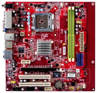 Płyta główna MSI MS-7504 S.775 DDR2 PCIE PCI