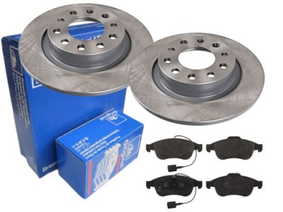 Тормозные диски тормозные колодки ate задняя alfa romeo giulietta 264mm фото №1