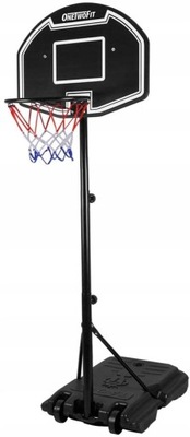 Kosz do koszykówki Regulowana wysokość 113-205cm Stojak Tablica Obręcz