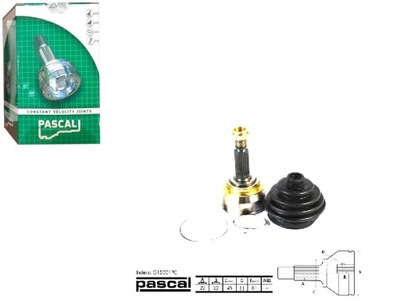 Pascal g1s001pc набір шарнір, wał привідний фото №1