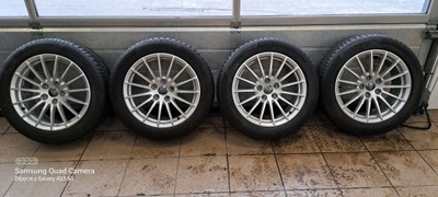 RATAI ŽIEMINĖS AUDI A4 B9 5X112 7,5JX17 ET 29 PADANGOS CONTINENTAL 225 50 R17 