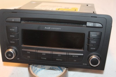 Радио cd mp3 audi a3 8p 8p0035186p 8p 8p0 s3 lift фото №1
