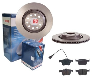 Тормозные диски тормозные колодки bosch перед audi a3 rs3 8v 310mm фото №1