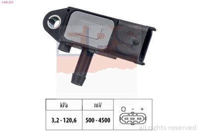 SENSOR DE PRESIÓN GASES DE ESCAPE FIAT PUNTO 1,3MJT 09- 1-993-273  