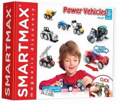 Klocki magnetyczne SmartMax Vehicles Mix SmartMax