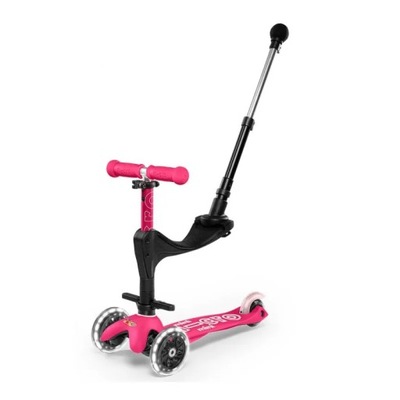 HULAJNOGA MINI MICRO 3IN1 DELUXE PLUS LED PINK MMD146