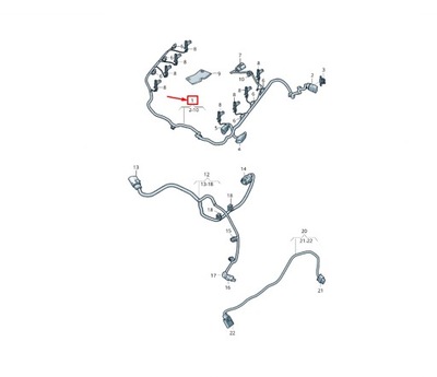 Audi q7 4m двигатель кабель harness 057971627s фото №1