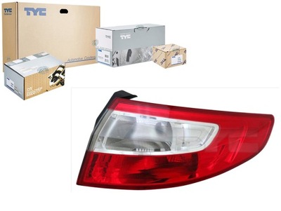 Лампа задня p renault fluence 02.10-11.15 tyc фото №1