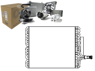 Nis92135 випарник кондиціонера seat cordoba, cordo фото №1