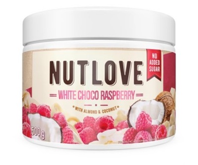 Krem biała czekolada-malina Allnutrition Nutlove White Choco Raspberry