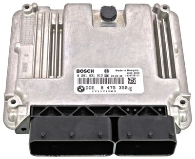 COMPUTADOR DEL MOTOR ECU BMW DDE8586547 0281031915  