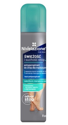 NIVELAZIONE Antyperspirant do stóp dla mężczyzn