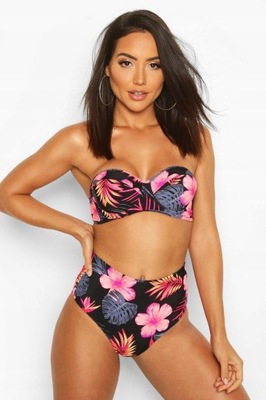 BOOHOO GÓRA OD BIKINI KWIATY G0I XXC__XL