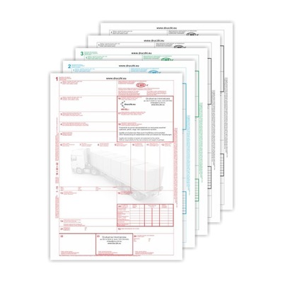 CMR List Przewozowy 5 odcinkowy + LOGO firmy