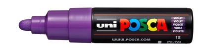 Marker dekoracyjny fioletowy Uni UNPC7M/6FI 1 szt.