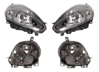 Фара лампа fiat punto evo 09- le+pr depo фото №1