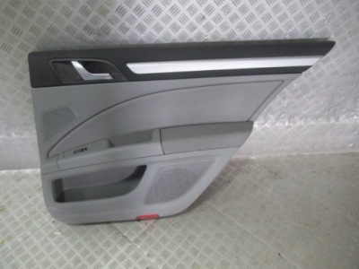 Обшивка оббивка двері правий задня шкіра skoda superb ii sedan 3t5 фото №1