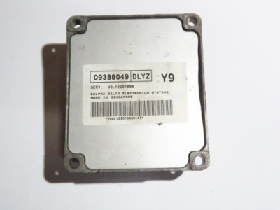 Бортовой компьютер блок управления opel 09388049 dlyz фото №1