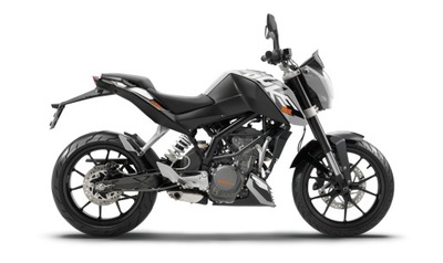 KTM DUKE 125 200 390 PEGATINAS OKLEINA JUEGO GRIS  